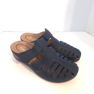 Harence Blue Women's Clogs Mules Size 10 NWOB‎